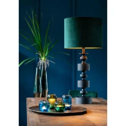 Cilinder Lampenkap Velours - Dutch Green - Ø40x30cm