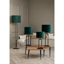 Cilinder Lampenkap Velours - Dutch Green - Ø40x30cm