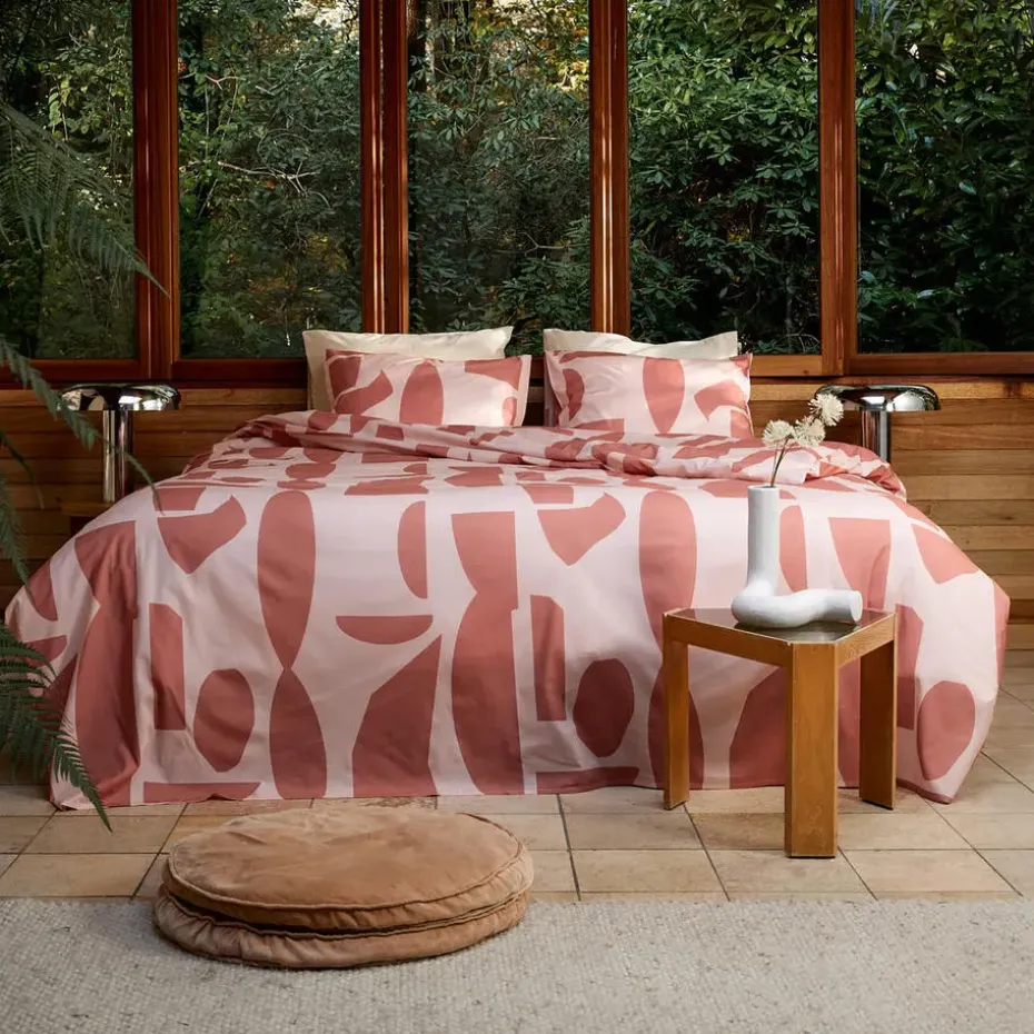 Cinderella Barista - Dekbedovertrek - Katoen - 200x200/220 cm - Roze