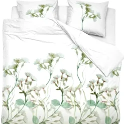 Cinderella Sereen Dekbedovertrek Satijn Wit-Lits-jumeaux (240 x 200/220 cm)