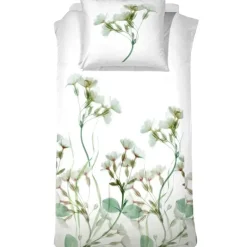 Cinderella Sereen Dekbedovertrek Satijn Wit-Lits-jumeaux (240 x 200/220 cm)