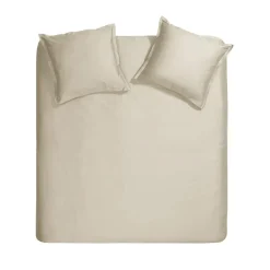 Cinderella Sundays - Dekbedovertrek - Satijn - 240x200/220 cm - Zandkleur