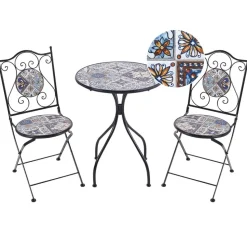 CIVITA - Balkonset - Zwart - Metaal