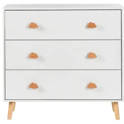 CLOUDY - Commode - Wit/Lichthout - MDF