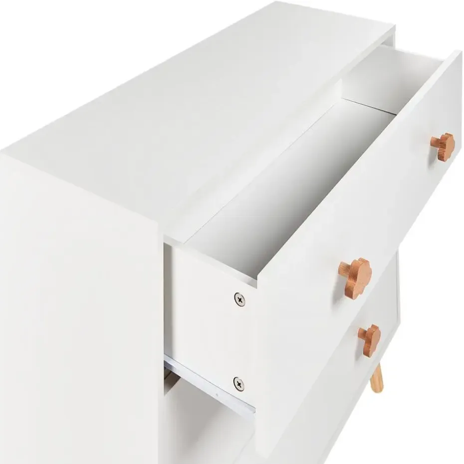 CLOUDY - Commode - Wit/Lichthout - MDF