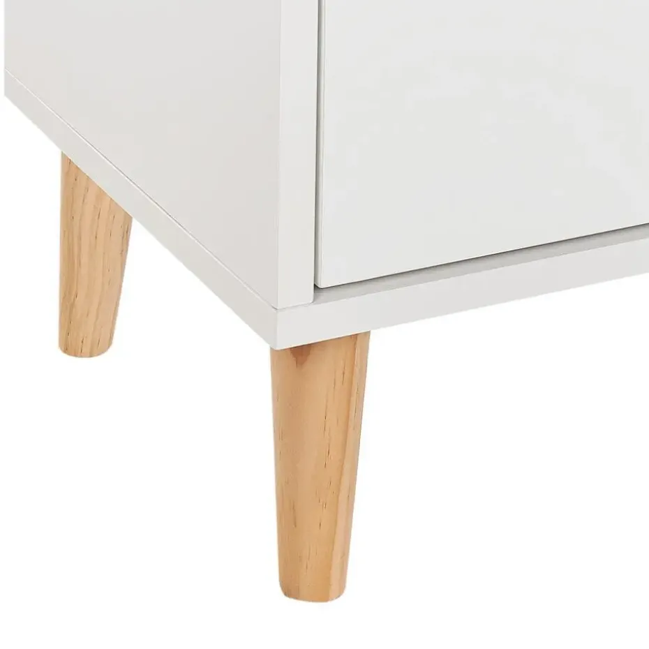 CLOUDY - Commode - Wit/Lichthout - MDF