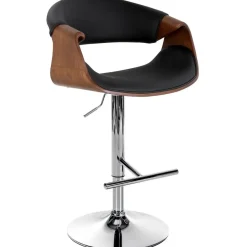 CLP Barkruk Foley Kunstleer - zwart