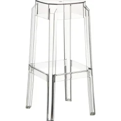 CLP Barkruk FOX natura Frame - Kunststof - transparant