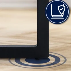 CLP Barkruk Hopewell zwart Frame - Fluweel - zwart