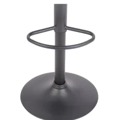 CLP Barkruk Milet zwart Frame - Stof - blauw