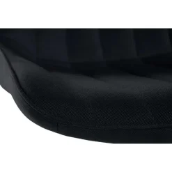 CLP Barkruk Toni zwart Frame - Stof - zwart