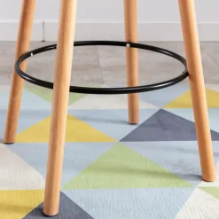 CLP Bartafel Mijas natura (ronde) Frame - Hout - wit