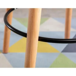 CLP Bartafel Mijas natura (ronde) Frame - Hout - wit