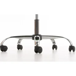 CLP Bureaustoel Apoll XL chroom Frame - Kunstleer - wit