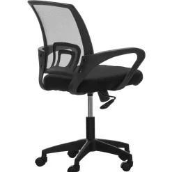 CLP Bureaustoel Auburn zwart Frame - Microfiber - zwart