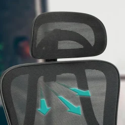 CLP Bureaustoel Bryden chroom Frame - Kunststof - zwart