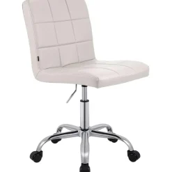 CLP Bureaustoel Darfield Kunstleer - wit