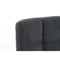 CLP Bureaustoel Deli V2 chroom Frame - Stof - grijs