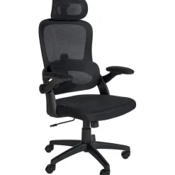 CLP Bureaustoel Garston zwart Frame - Microfiber - zwart