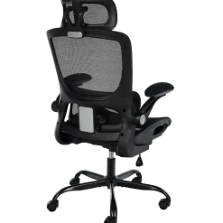 CLP Bureaustoel Kaylee zwart Frame - Kunststof - zwart