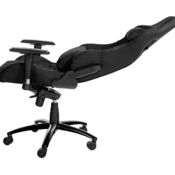 CLP Bureaustoel Keren zwart Frame - Echt leer - zwart