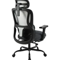 CLP Bureaustoel Leesburg zwart Frame - Kunststof - zwart/zwart