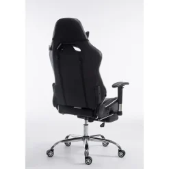 CLP Bureaustoel Limit zwart Frame - Kunstleer - zwart/wit