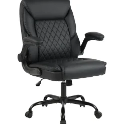 CLP Bureaustoel Medfield zwart Frame - Kunstleer - zwart