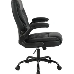 CLP Bureaustoel Medfield zwart Frame - Kunstleer - zwart