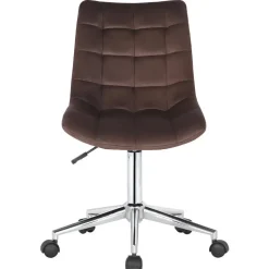 CLP Bureaustoel Medford Fluweel - bruin