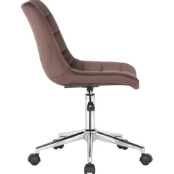 CLP Bureaustoel Medford Fluweel - bruin