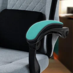 CLP Bureaustoel Miltona zwart Frame - Stof - grijs/zwart