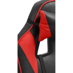 CLP Bureaustoel Orkney zwart Frame - Kunststof - zwart/rood