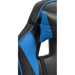 CLP Bureaustoel Orkney zwart Frame - Kunststof - zwart/blauw