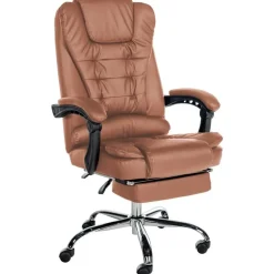 CLP Bureaustoel Oxygen Kunstleer - licht bruin