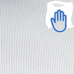 CLP Bureaustoel Taos zwart Frame - Stof - grijs