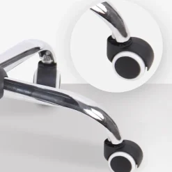 CLP Bureaustoel Terni chroom Frame - Stof - taupe