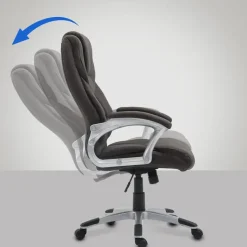 CLP Bureaustoel Texas V2 grijs Frame - Stof - donkergrijs