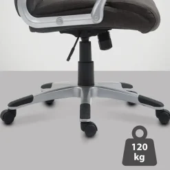 CLP Bureaustoel Texas V2 grijs Frame - Stof - donkergrijs