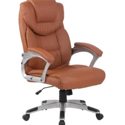 CLP Bureaustoel Texas V2 grijs Frame - Kunstleer - licht bruin