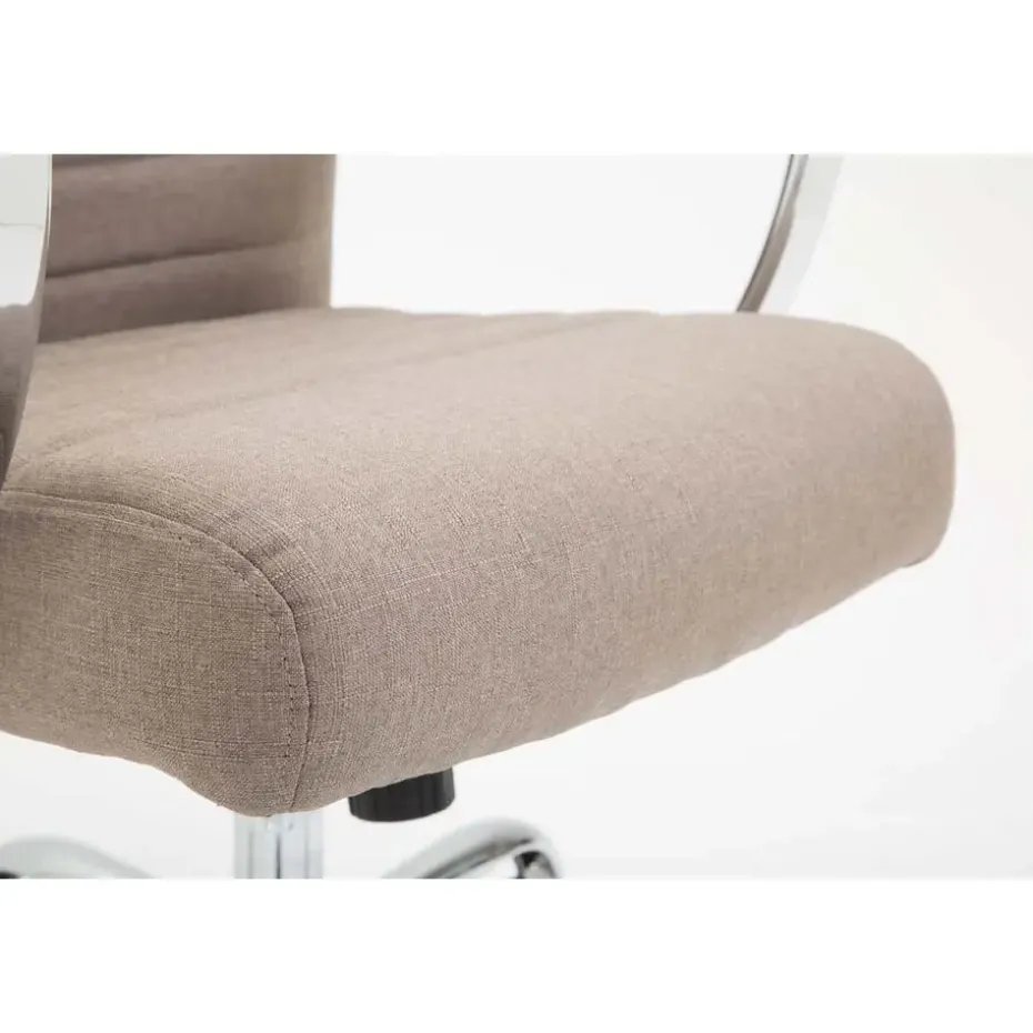 CLP Bureaustoel Valais Stof - taupe