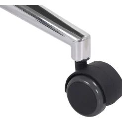 CLP Bureaustoel Varel chroom Frame - Kunstleer - walnoot/creme