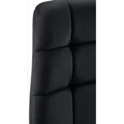 CLP Eetkamerstoel Antibes zwart Frame - Fluweel - zwart