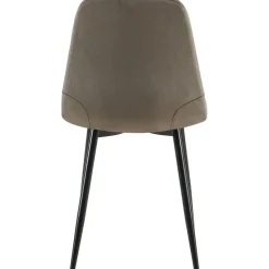 CLP Eetkamerstoel Baxter zwart Frame - Metaal - antraciet