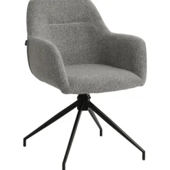 CLP Eetkamerstoel Merlinda Stof - grijs