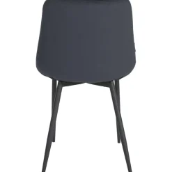 CLP Eetkamerstoel Victoria zwart Frame - Fluweel - zwart