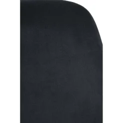 CLP Eetkamerstoel Victoria zwart Frame - Fluweel - zwart