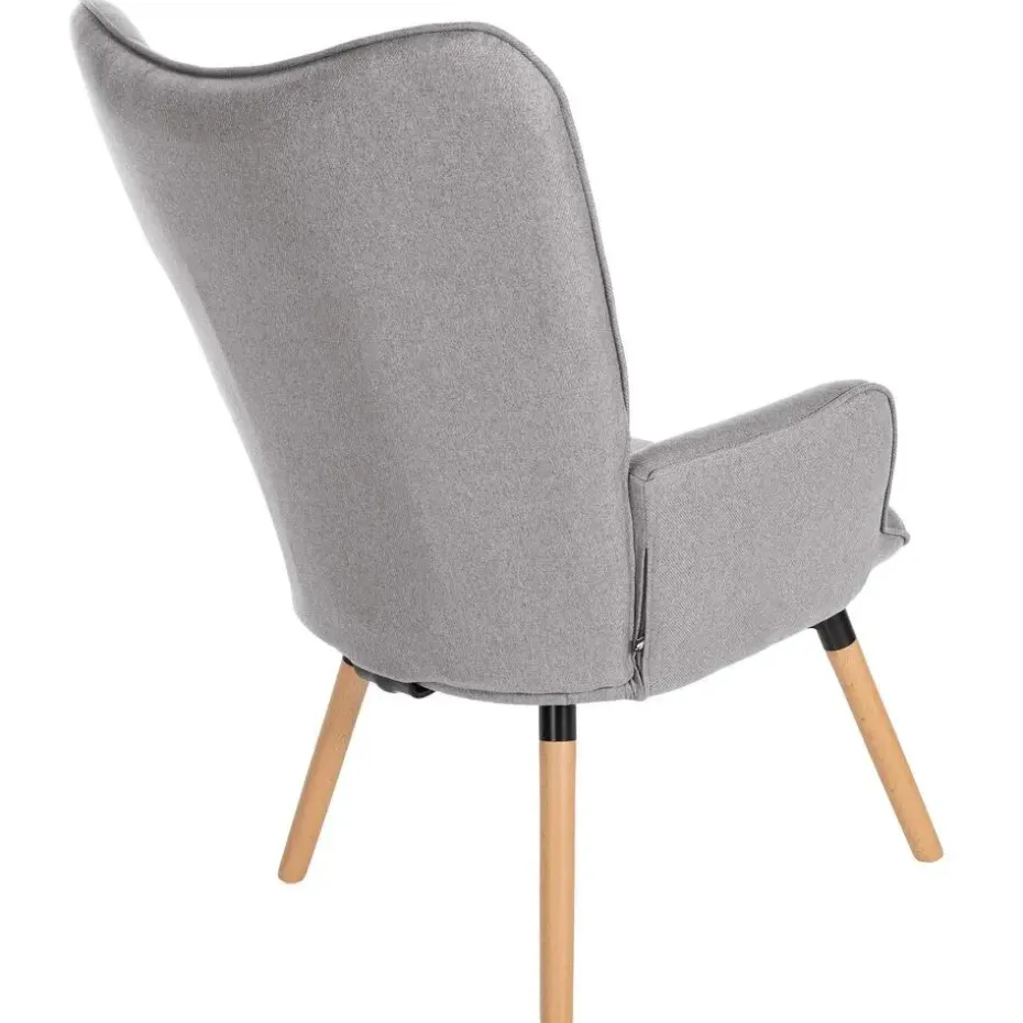 CLP Fauteuil Garding natura Frame - Stof - grijs