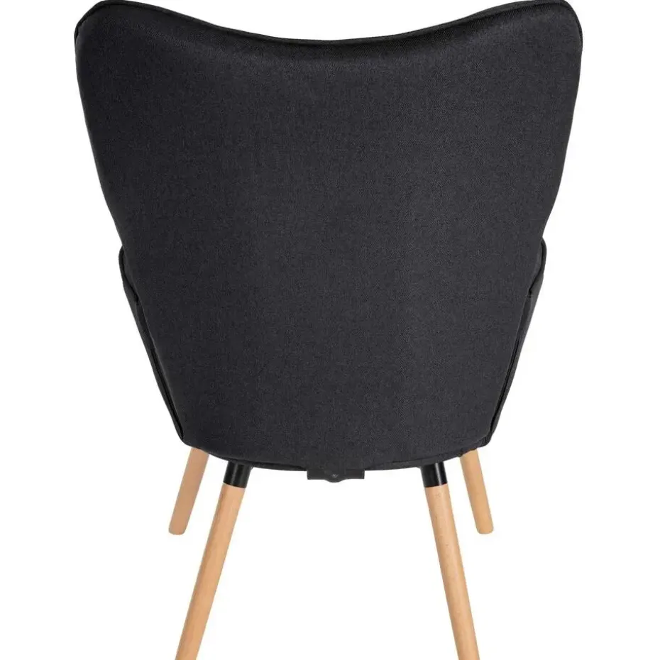 CLP Fauteuil Garding natura Frame - Stof - zwart