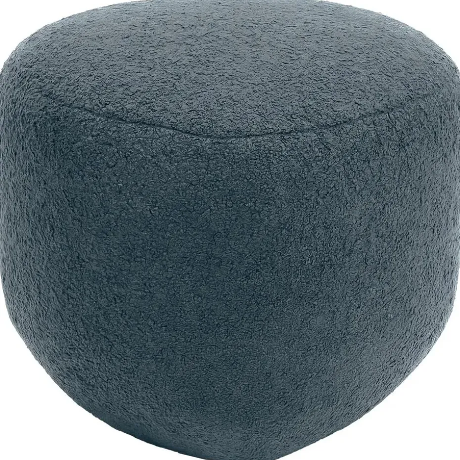 CLP Hocker Alfrisa Stof - donkergrijs